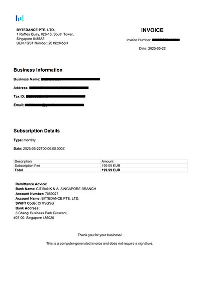 Invoice Preview